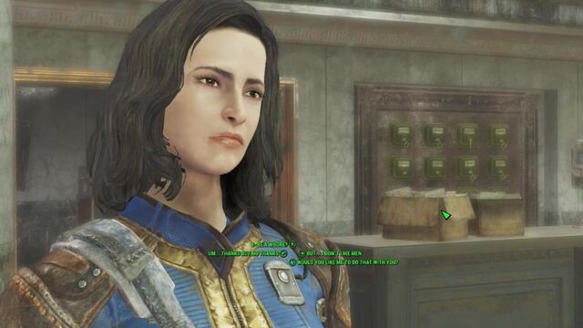 Fallout4, Nora becomes a prostitute