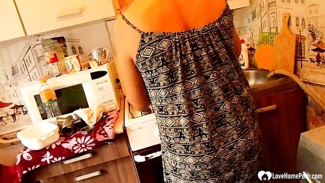 MILF cheats on her husband with the postman